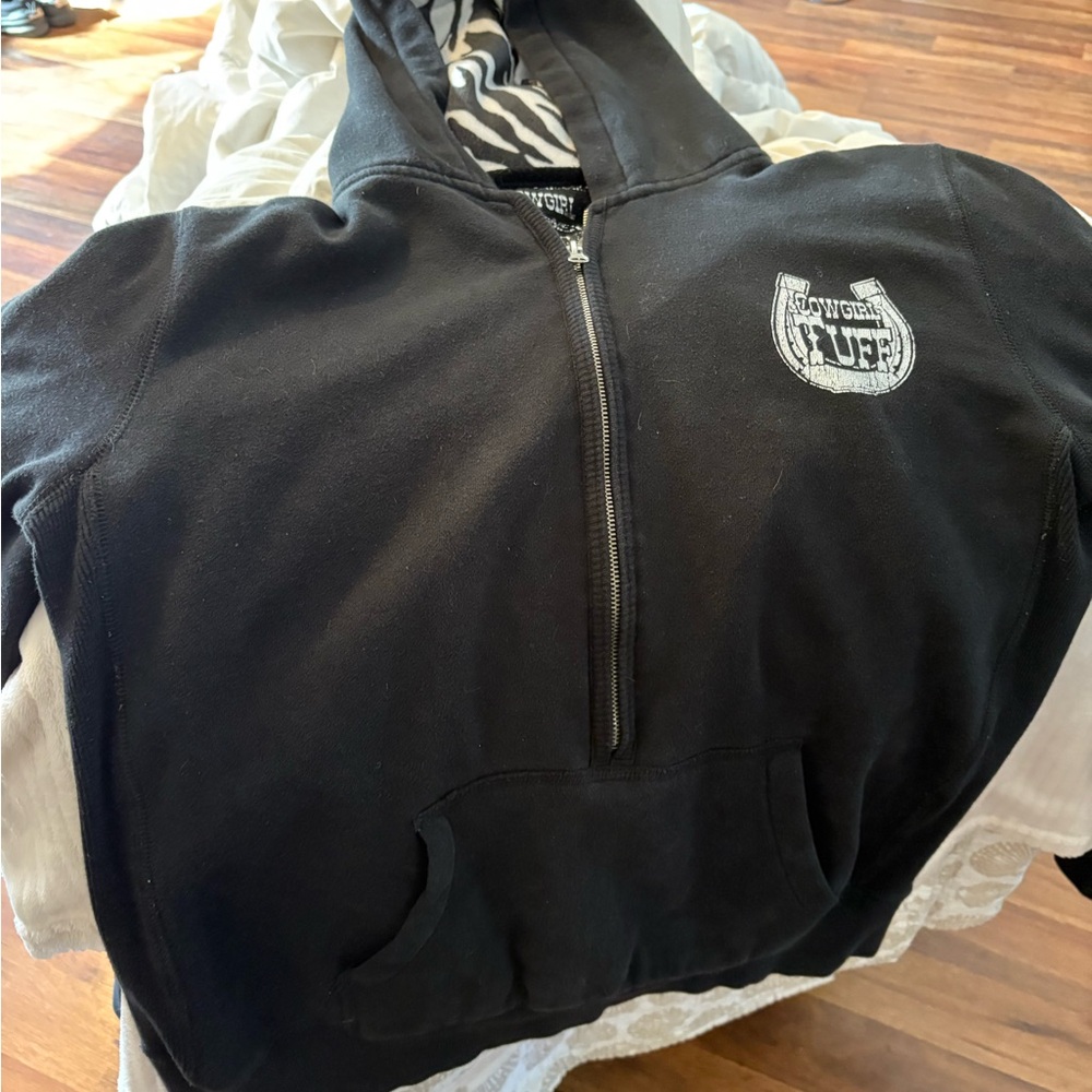 Cowgirl Tuff Black Hoodie